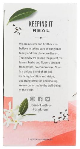 Numi NUMI Organic Tea Green Tea, Organic, 18 Bags/BX, Jasmine Green SKU-PAS931877