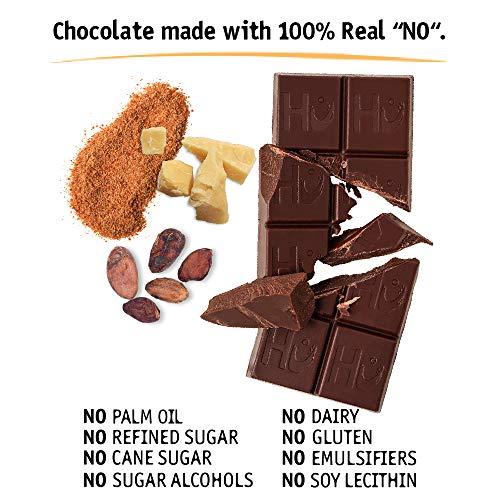 Hu Hu Chocolate Bars | 8 Pack Simple Chocolate | Natural Organic Vegan, Gluten Free, Paleo, Non GMO, Fair Trade Dark Chocolate | 2.1oz Each