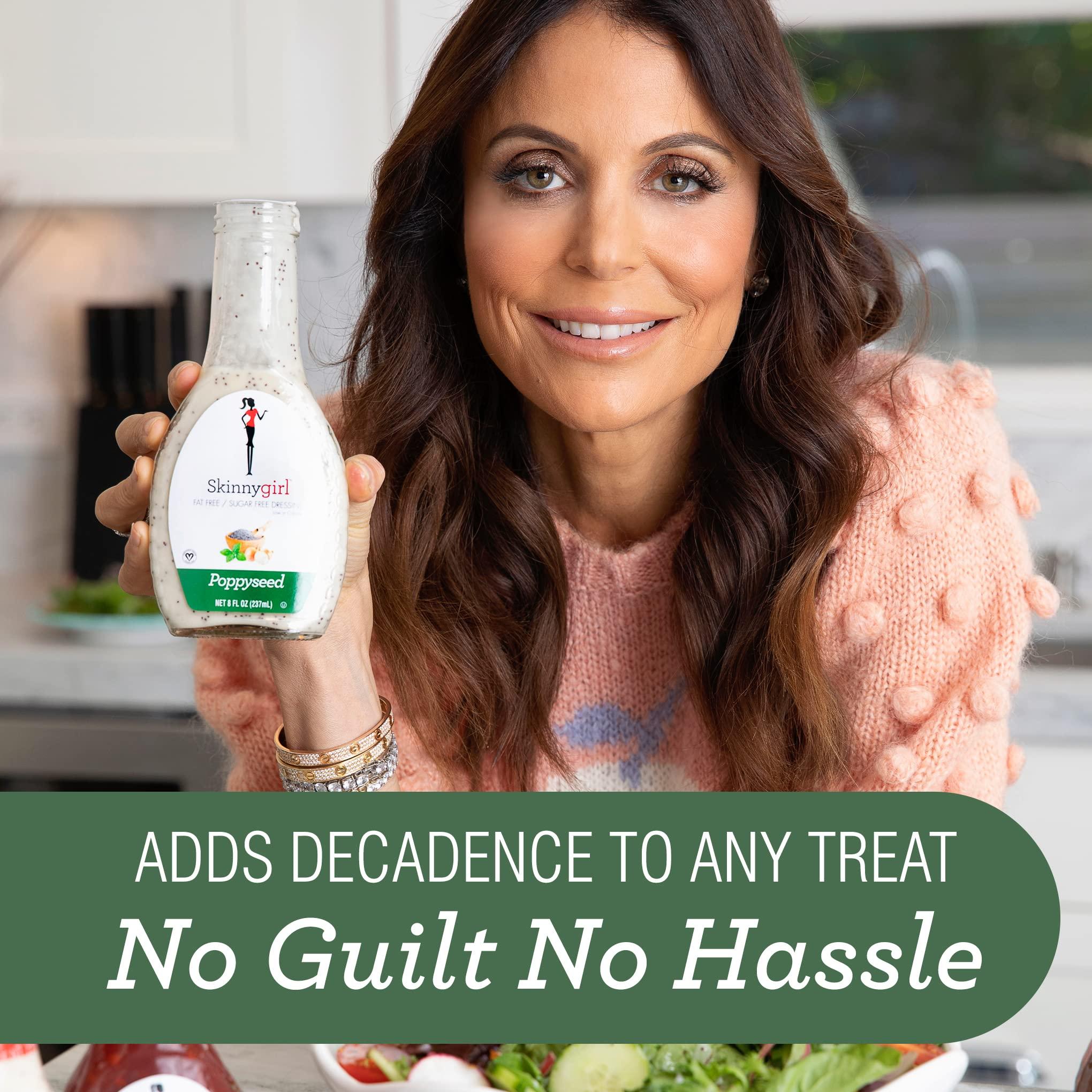 Skinnygirl Skinnygirl Fat-Free Salad Dressing, Sugar-Free Poppyseed, 8 Ounce (Pack of 5)