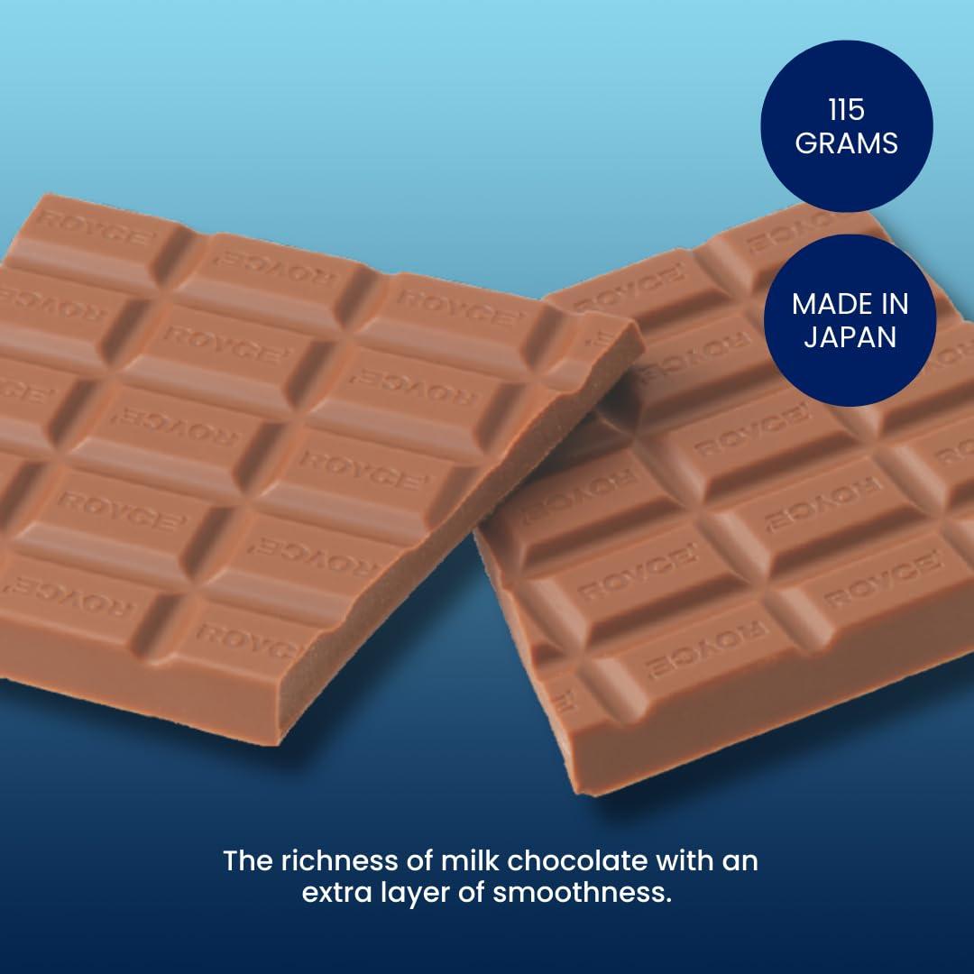 ROYCE'(???) ROYCE\' Chocolate Bar \"Creamy Milk\" - Chocolate Bar with Extra Smooth and Creamy Flavors| Gourmet Snack for Gifting & Indulging | Japanese Chocolate from Hokkaido (8 Blocks of Chocolate)