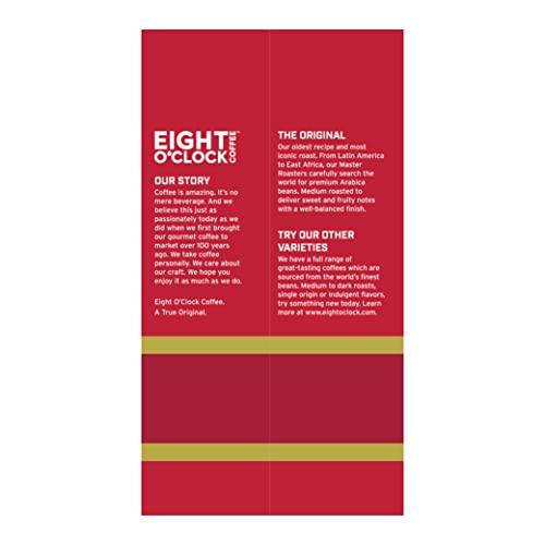 Eight O'Clock Coffee Eight O'Clock Coffee The Original, 21 Ounce, Medium Roast Ground Coffee 100% Arabica, Sweet, Fruity & Well Balanced