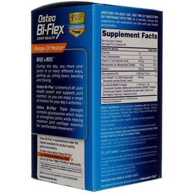 Osteo Bi-Flex Osteo Bi-Flex Triple Strength Coated Tablets, 120 Ct (4 Pack) (Bundle)