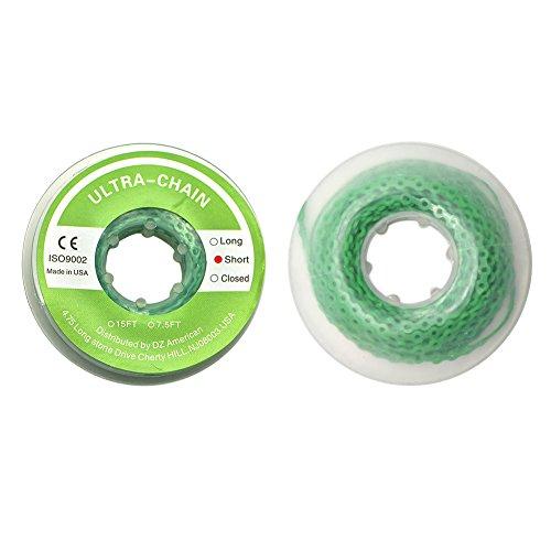 Angzhili Dental Orthodontic Elastic Chain Power Chains (Short, Green)