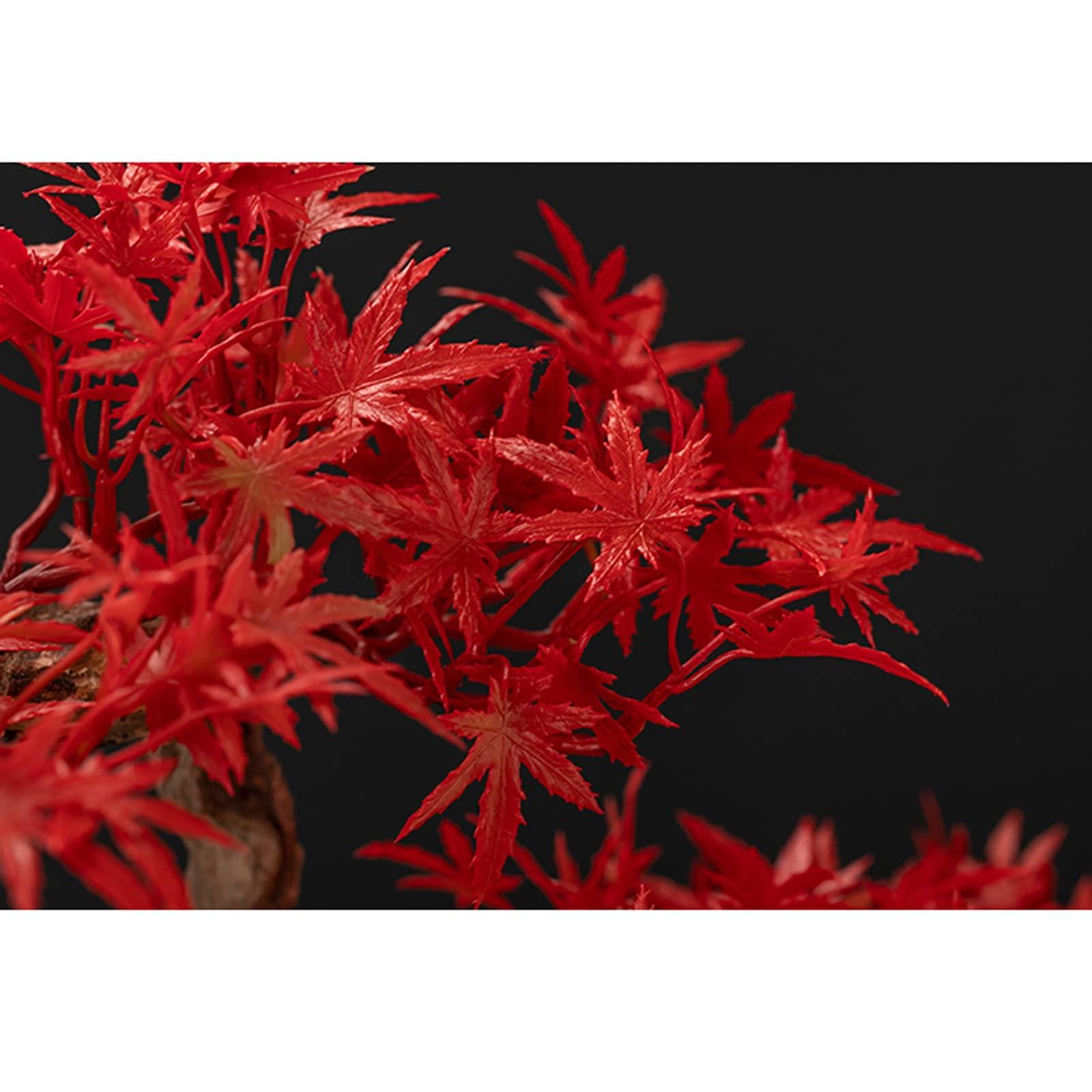 MOOWI MOOWI Artificial Bonsai Tree Bonsai Tree Fake Pine Bonsai Indoor Decoration Fake Bonsai Artificial Plants for Indoor Room Office Decorationred Artificial Trees Plants (Color : A)