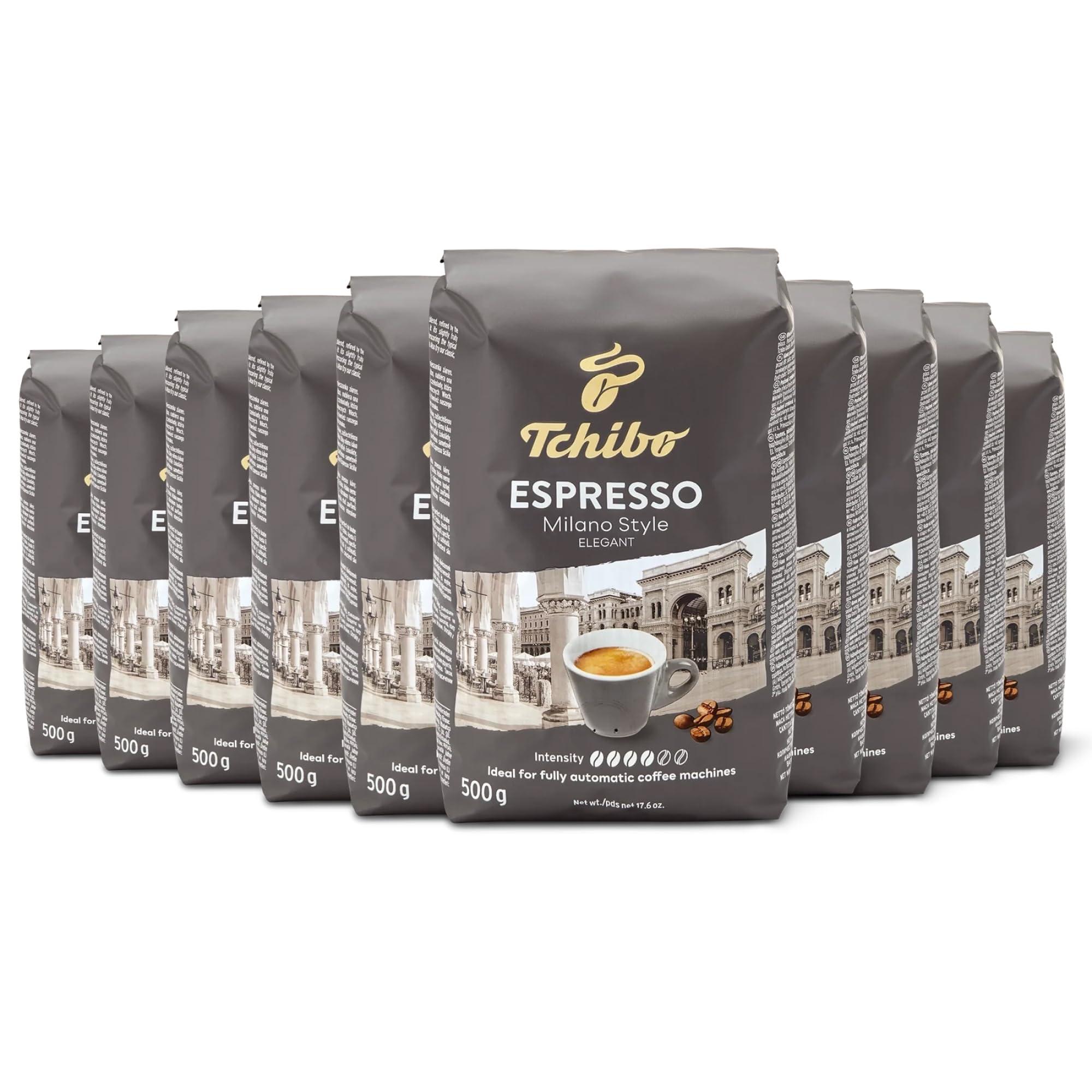 Tchibo Tchibo Barista Milano Style Espresso Beans, 17.6 Ounce (Pack of 10)