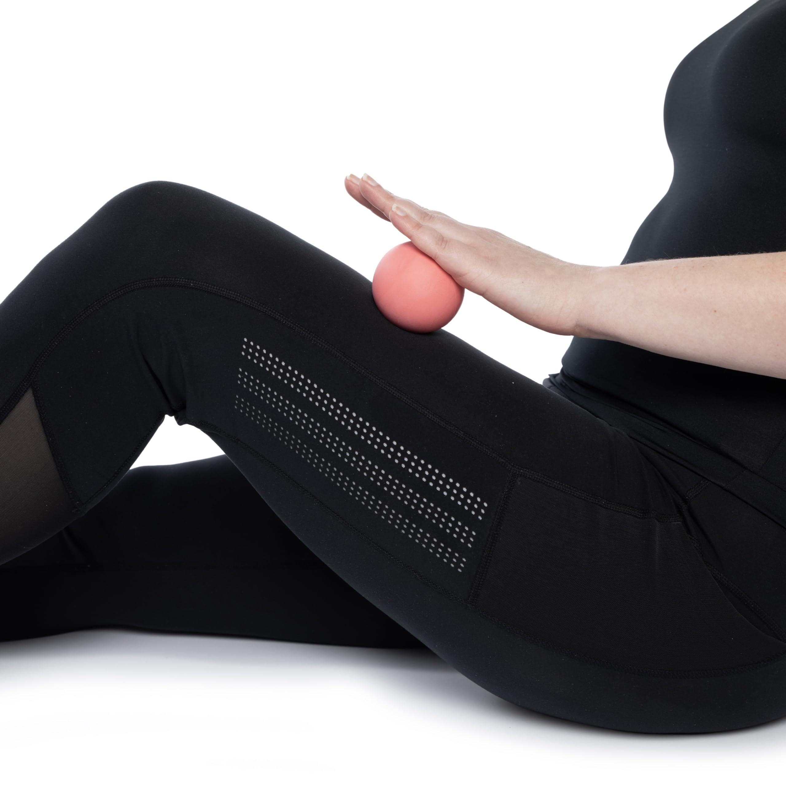 OPTP OPTP Super Pinky Ball Moderately Firm Density Deep Tissue Massage Ball for Back Pain, Shoulder Tension Relief, Sore Muscles, Plantar Fasciitis and More
