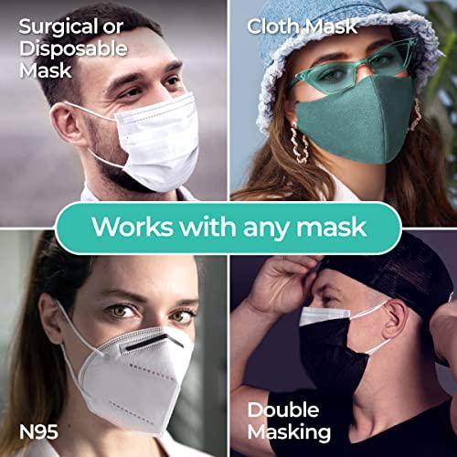 Gya Labs Gya Labs Face Mask Tape - No Fogging Glasses & No Slipping Masks - (48 Strips) Precut Double-Sided Strips - Easy to Use, Skin Friendly Irritant-Free Face Mask Tape - Works with Any Mask