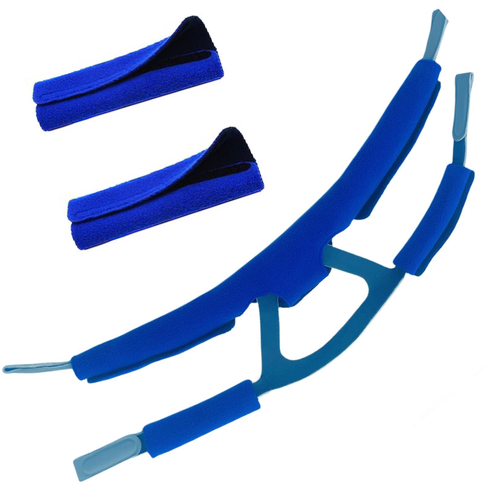 playWooWgo 4 Packs CPAP Strap Covers +1 Pack Neck Comfort Pad CPAP Mask Cover Compatible with Full CPAP Mask to Reduce Headgear Pressure and Cheek Red Marks Extend CPAP Strap Useful Life for CPAP Supplies