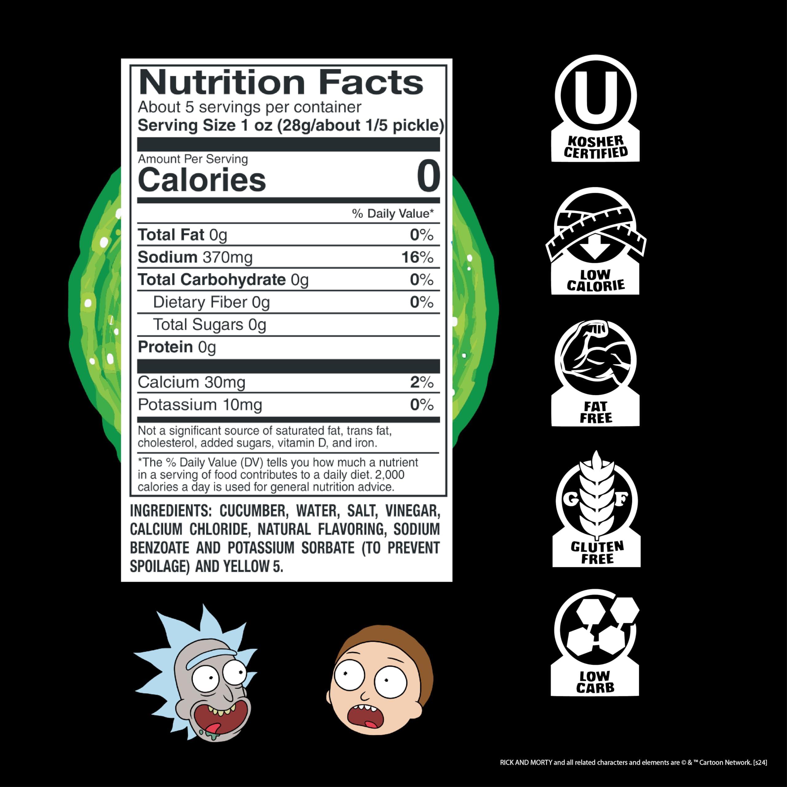 Van Holten\'s Pickles Van Holten\'s Pickles - Rick and Morty Pickle Rick - Character Pickle-In-A-Pouch - 12 Pack
