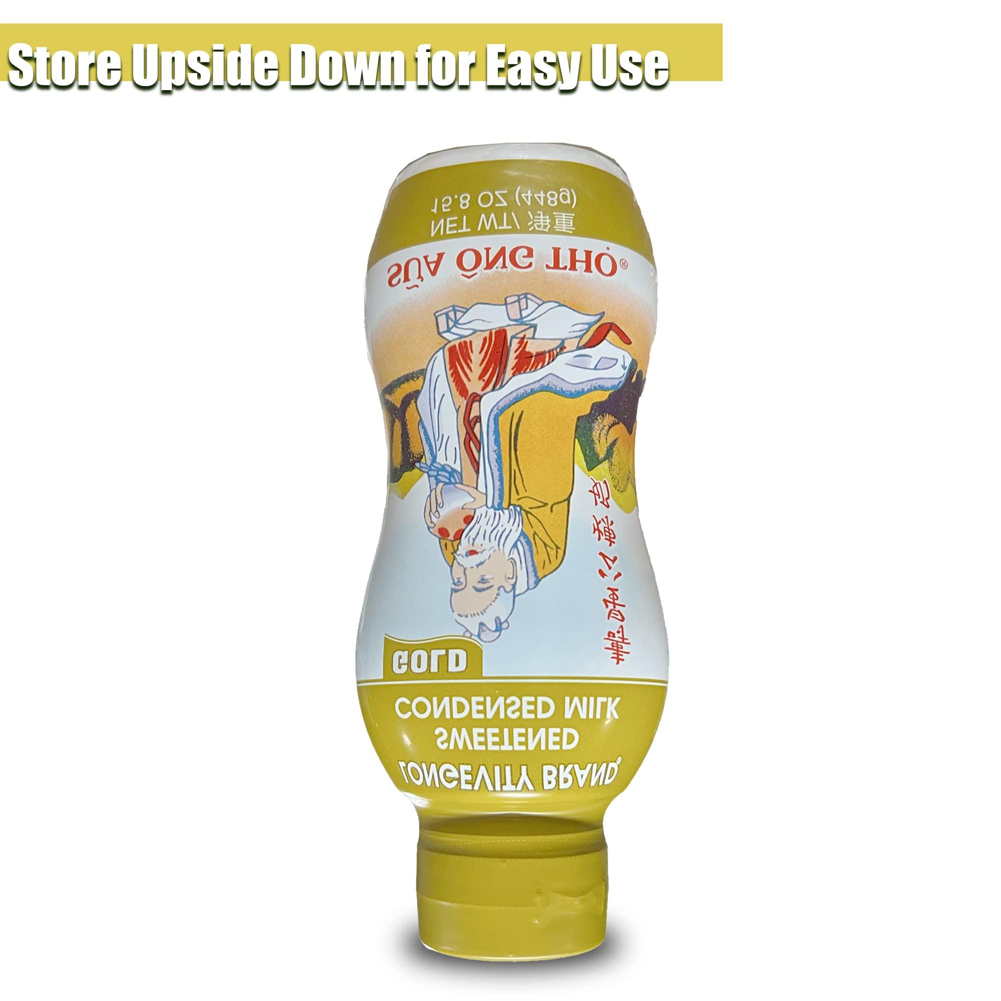 Longevity Longevity Brand Full Cream Sweetened Condensed Milk Squeeze Bottle 15.8ozPack of 4