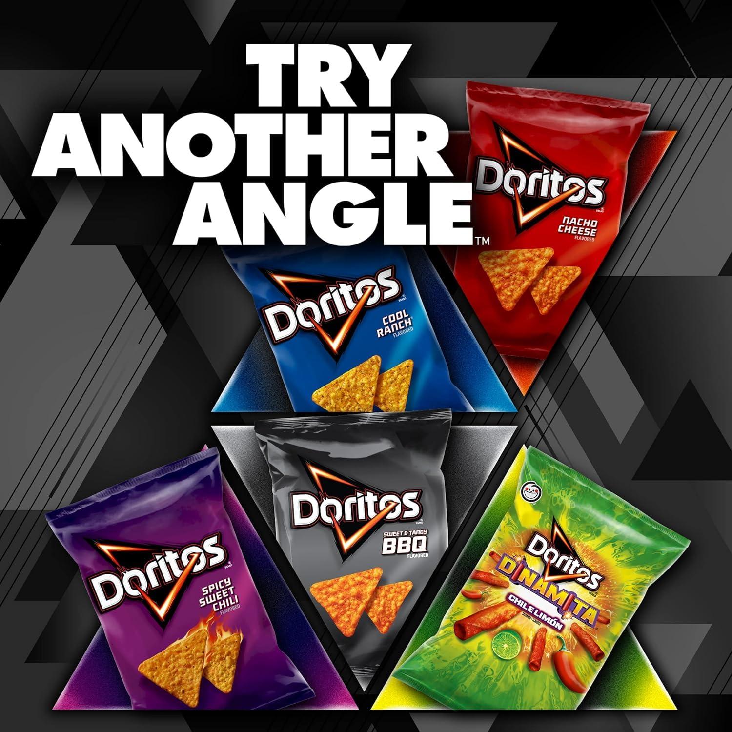 Doritos Doritos Flavored Tortilla Chips, Favorites Variety Pack (Nacho Cheese and Cool Ranch), 1 Ounce (Pack of 40)