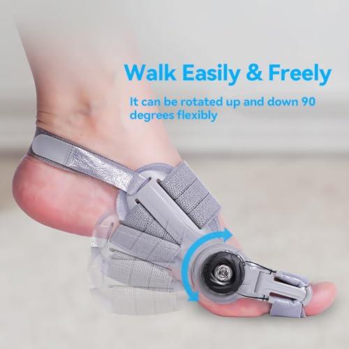 Shengchuang Bunion Corrector for Man and Women Big Toe, Adjustable Bunion Splint for Bunion Relief, Orthopedic Toe Straightener with Anti-slip Heel Strap and Silicone Pad, Suitable for Left and Right Feet.