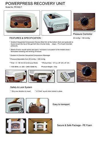 POWERPRESS RECOVERY UNIT POWERPRESS RECOVERY UNIT Compression System Complete Set (POWERPRESS Recovery Boots Intermittent, Large (1014P)
