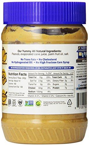 Peanut Butter & Co. Peanut Butter & Co. Crunch Time Peanut Butter, Non-GMO Project Verified, Gluten Free, Vegan, 16 Ounce Jars (Pack of 2)