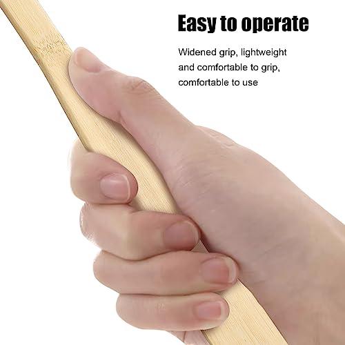 Healifty Healifty Wooden Massager Tool 3pcs Wood Back Scratcher Bamboo Back Scratchers Body Self-Massager Extended Backscratchers Shoe Horn for Self-Treatment Back Itching Relief Body Massage Tools