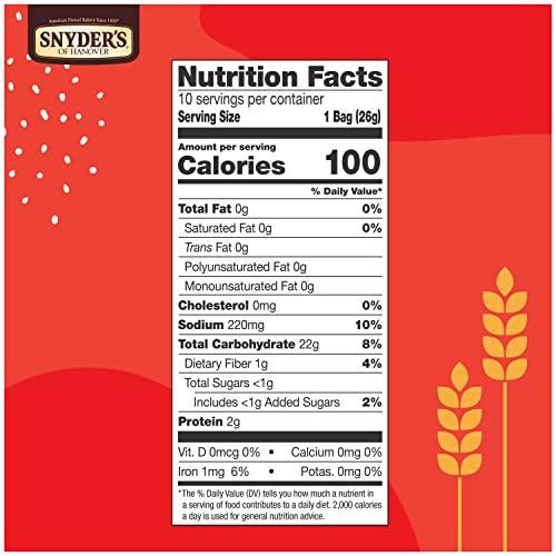 Snyder's of Hanover Snyder\'s of Hanover, 100 Calorie Mini Pretzels, Individual Packs, 10 Ct (pack of 1)