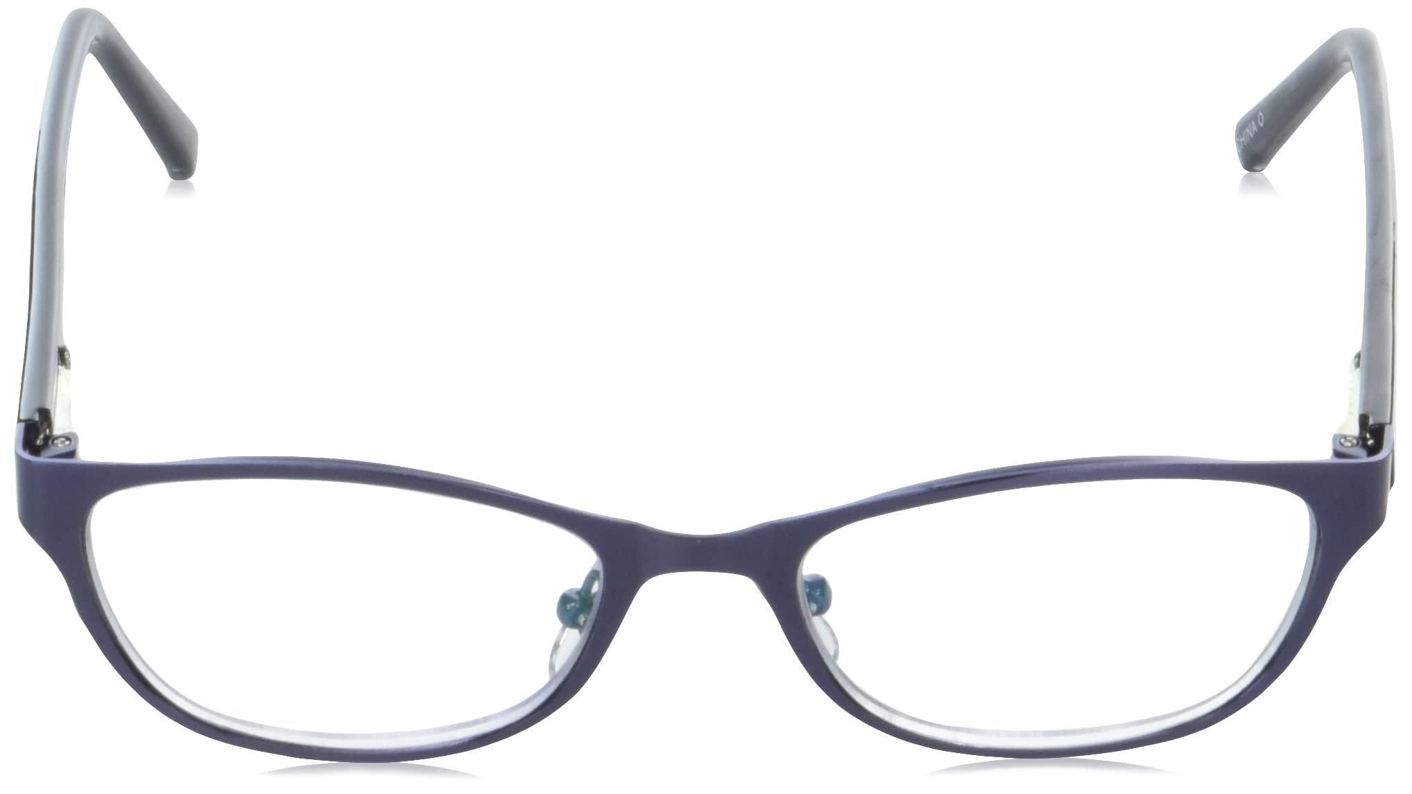 Foster Grant Foster Grant Charlsie Multifocus Reading Glasses, Satin Navy/Transparent, 2.75 x
