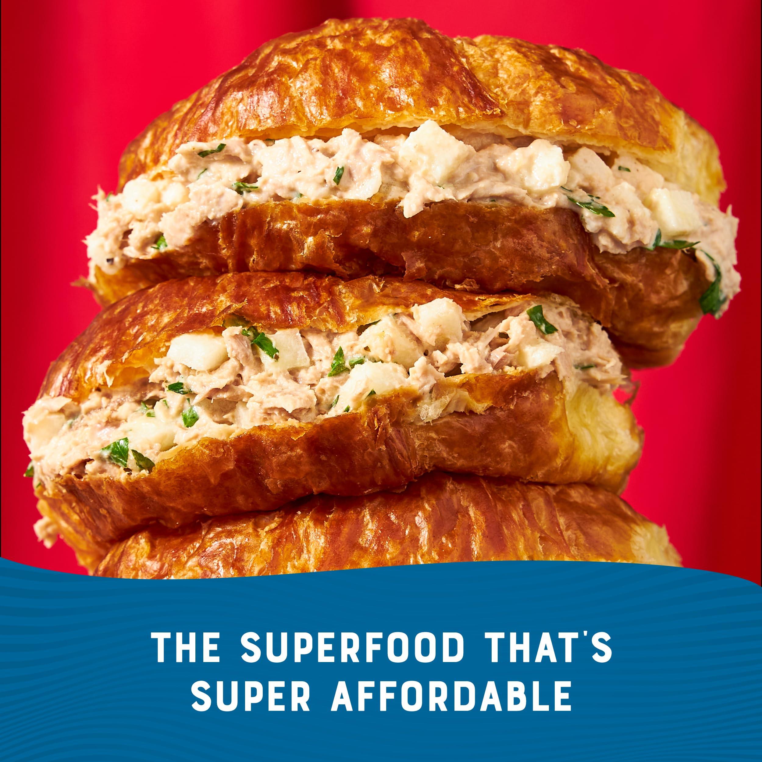 Bumble Bee Bumble Bee Solid White Albacore Tuna in Water, 12 oz Can (Pack of 12) - Wild Caught Tuna - 22g Protein per Serving, High in Omega-3s - Non-GMO Project Verified, Gluten Free, Kosher