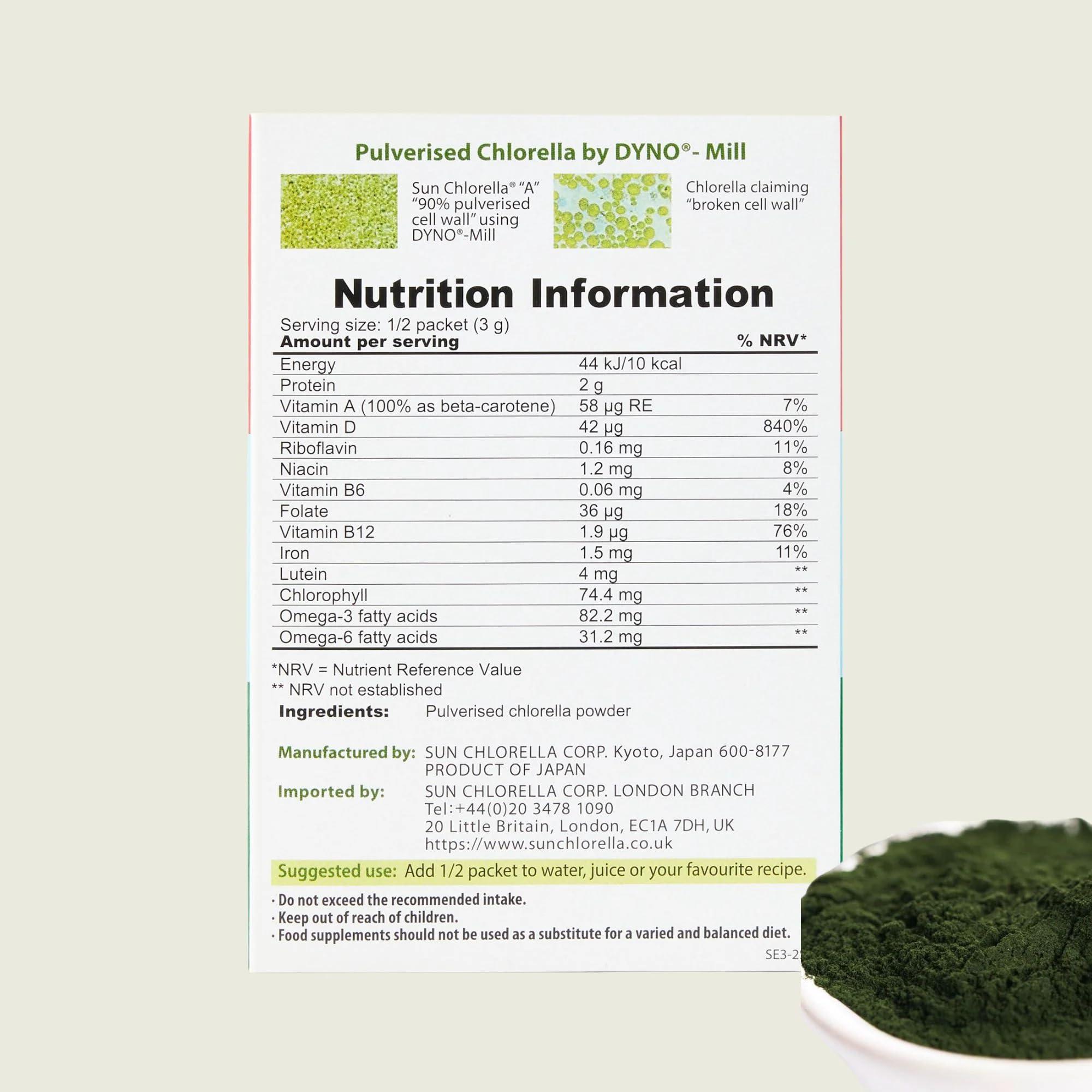 Sun Chlorella SUN CHLORELLA A Powder, 6 GR