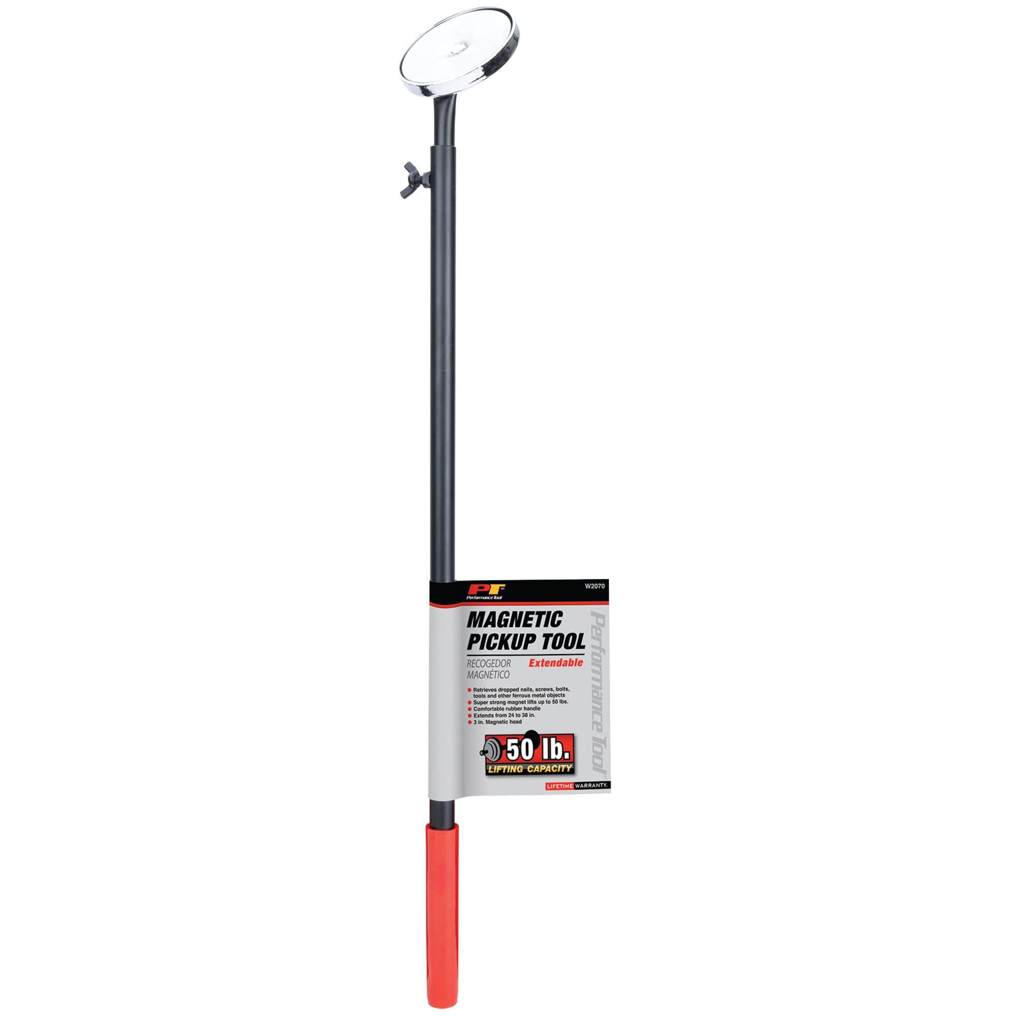 Performance Tool Performance Tool W2070 50-Pound Extendable Magnetic Pickup Tool for Retrieving Heavy Items