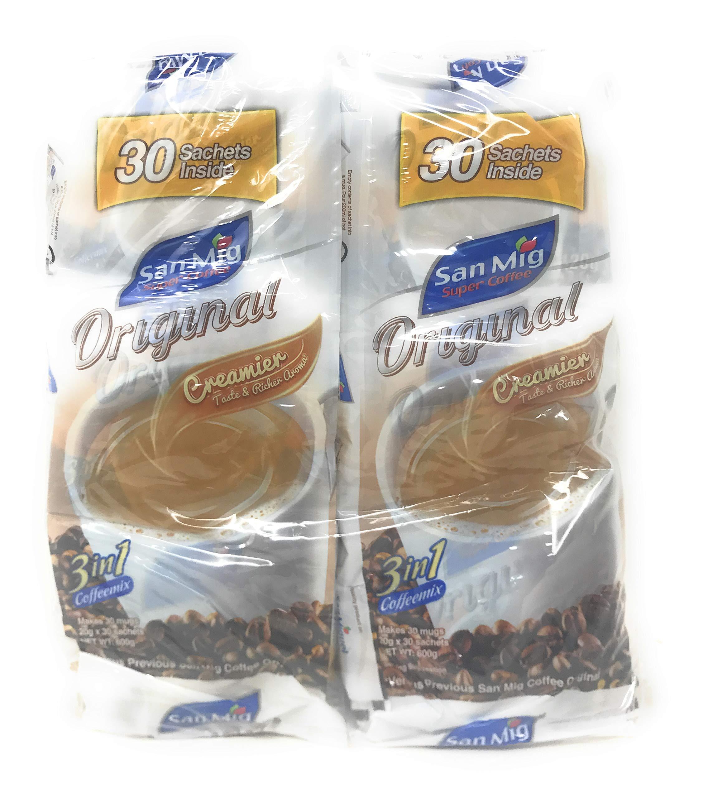 San Mig San Mig Super Coffee Original 3 in 1 Coffee Mix 600g, 2 Pack