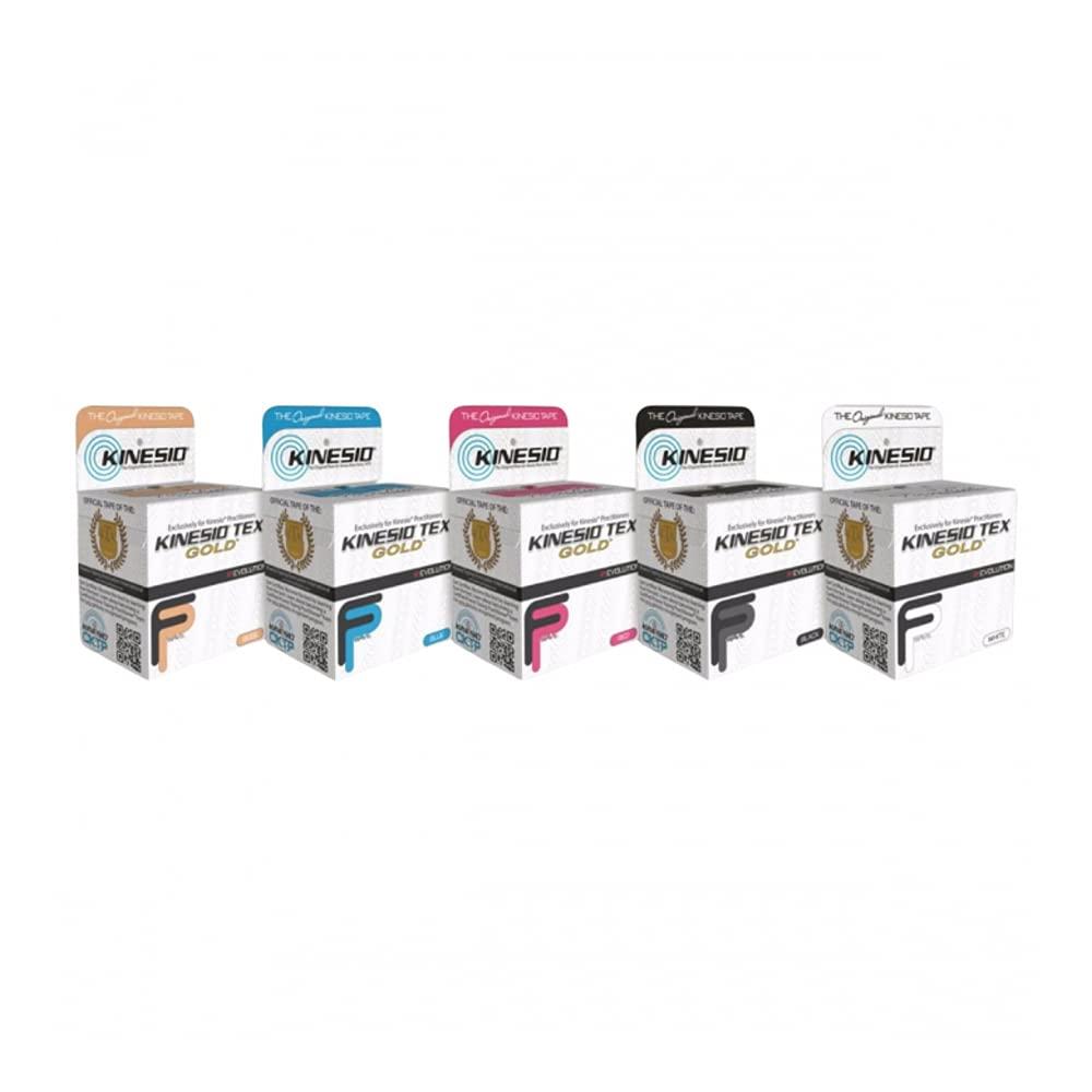 PS Medical Kinesio Tex Gold FP, 2\" x 16.4\', 6/Box Black