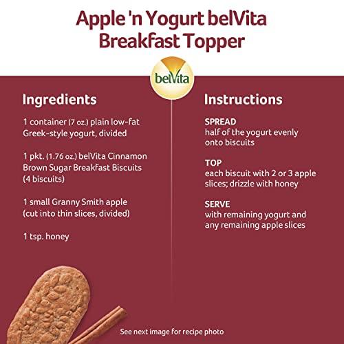 Belvita Belvita Cinnamon Brown Sugar Breakfast Biscuits, 8 Packs (4 Biscuits Per Pack)