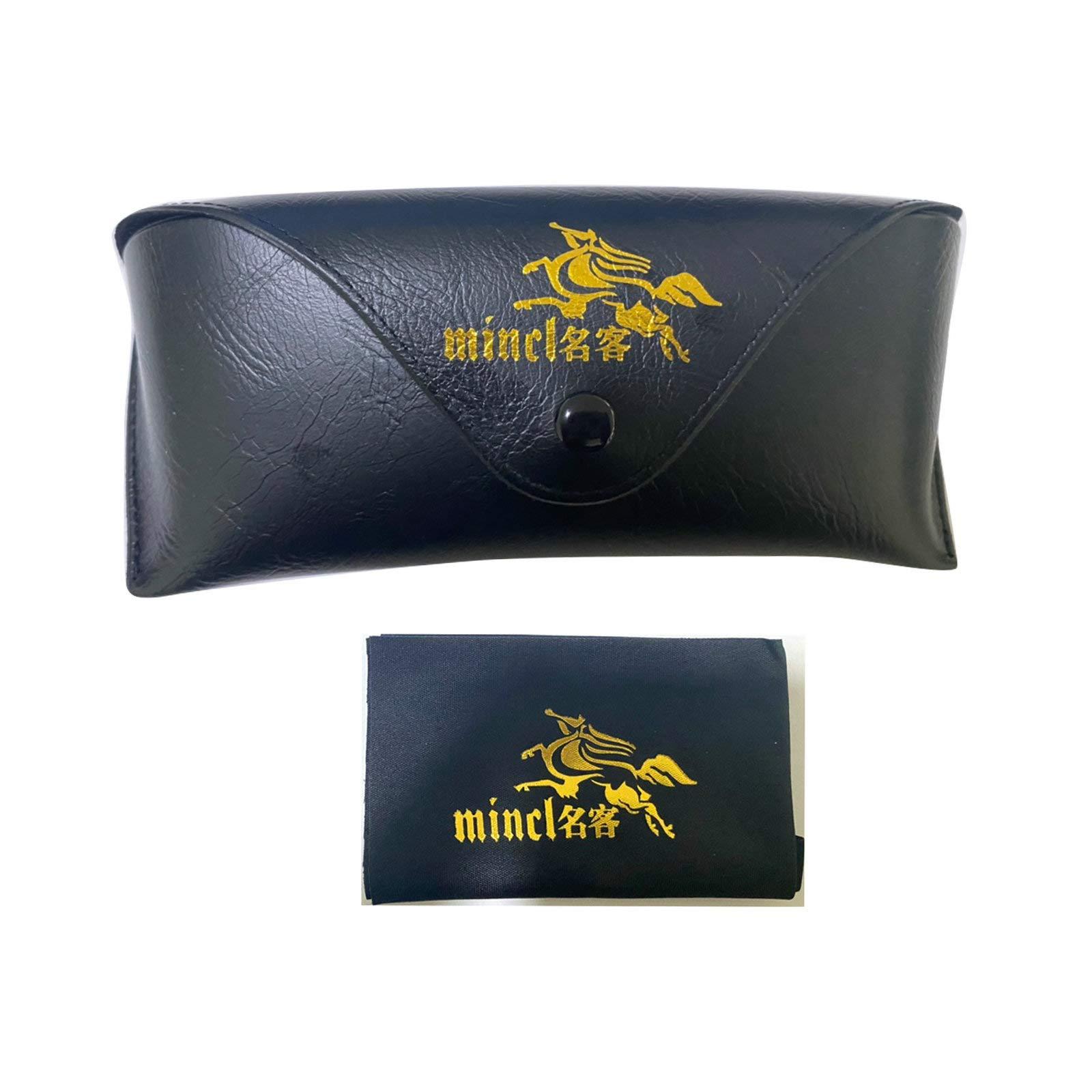 mincl Aluminum Magnesium Bifocal Sunglasses Readers Anti-glare Night Vision Magnified Presbyopia Reading Glasses for Men (gray&yellow, 1.0 x)