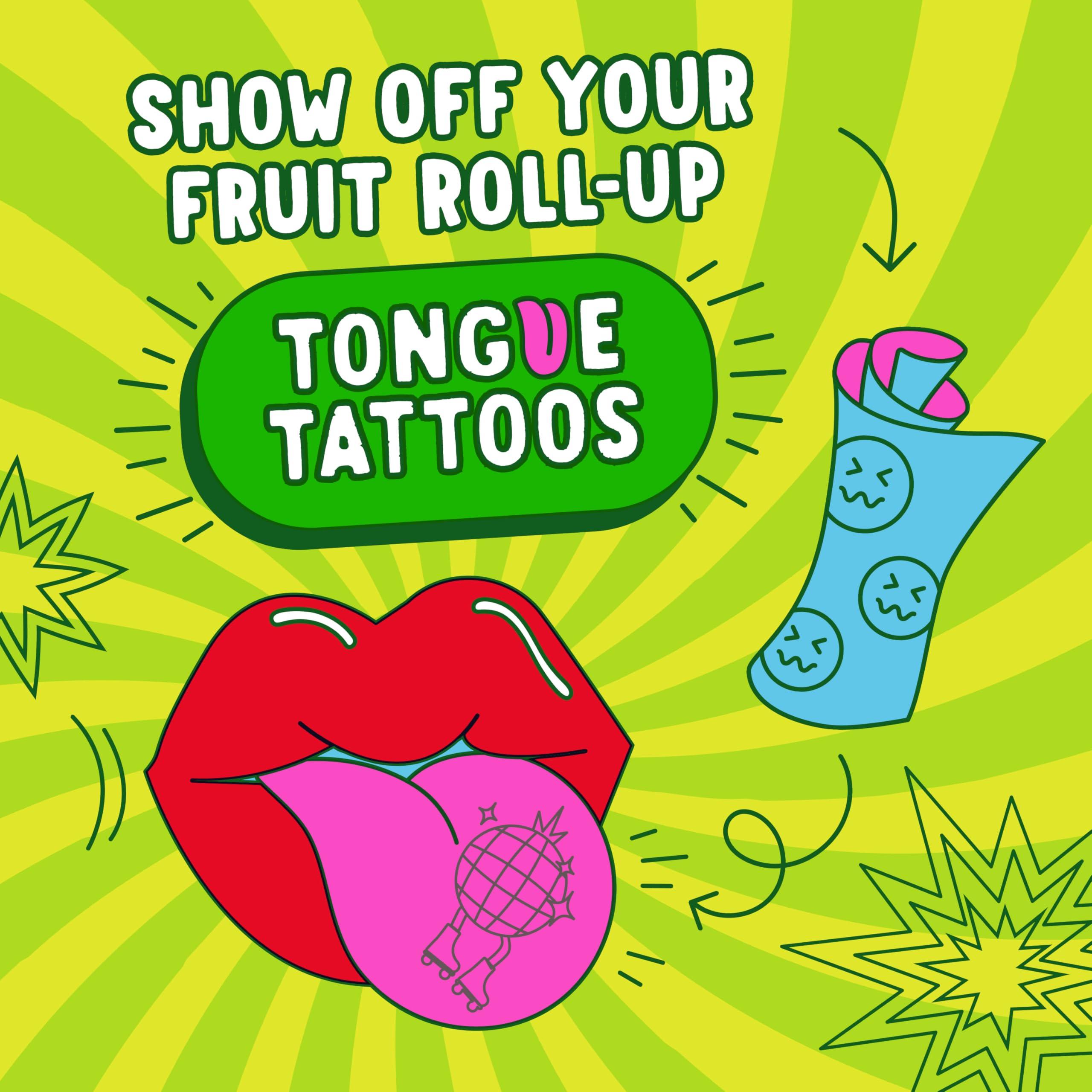 Betty Crocker Fruit Roll-Ups Sour Fruit Flavored Snacks, Blue Razzberry & Berry Punch Flavors, Variety Pack, 15 oz (30 Count)