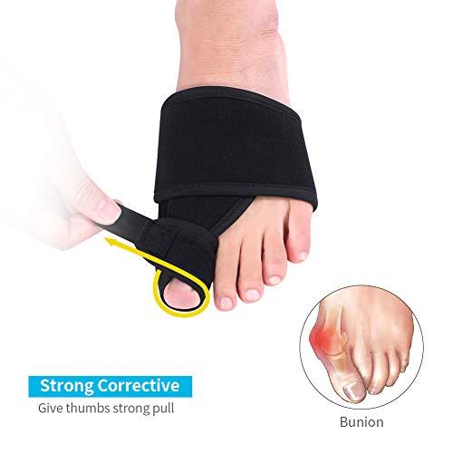 AYNEFY AYNEFY Half Toe Sleeves, 3 Pair Comfortable Gel Bunion Toe Pads and 1 Pair Protective Gear for Foot Beauty (L)