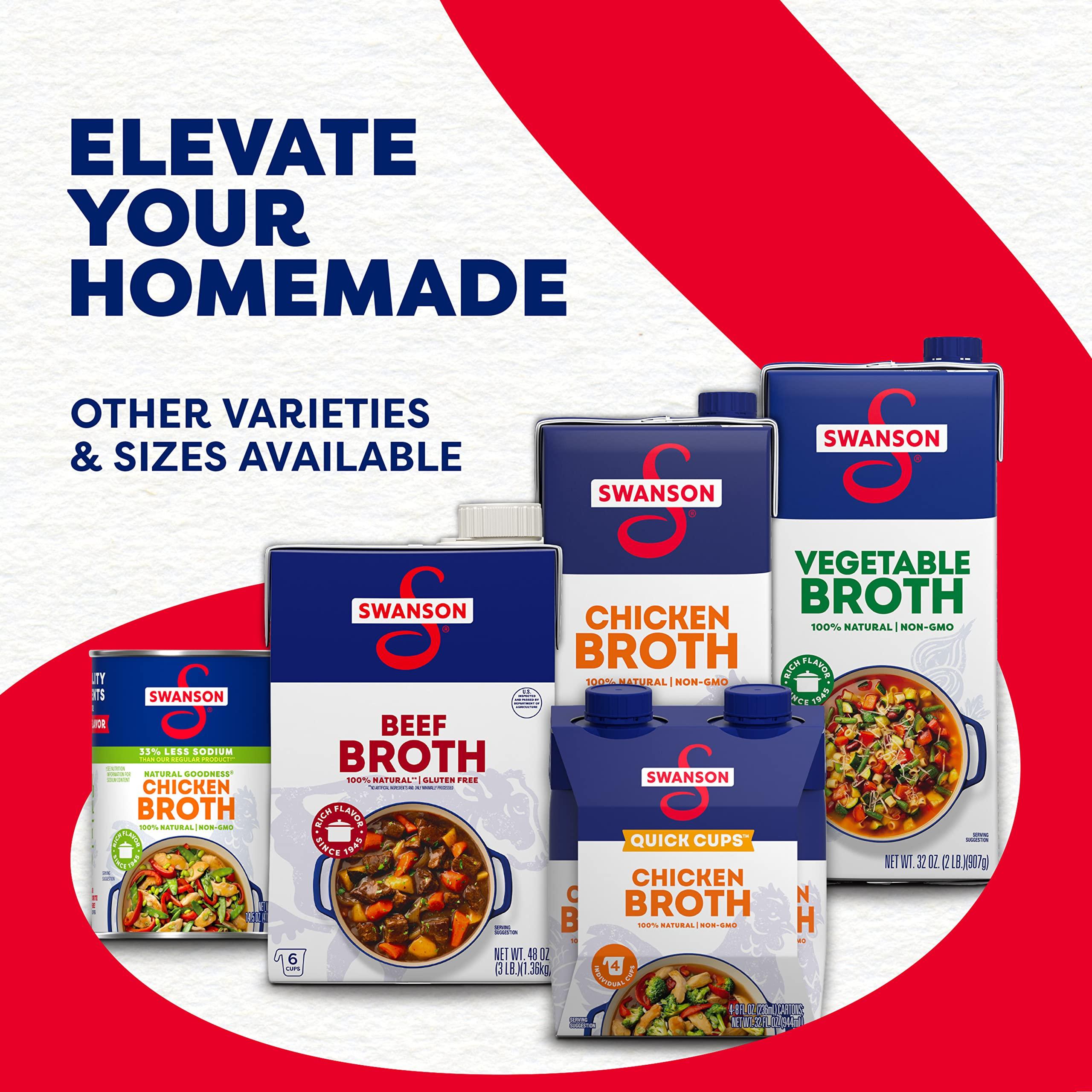 SWANSON S Swanson 100% Natural Chicken Stock, 48 oz Carton