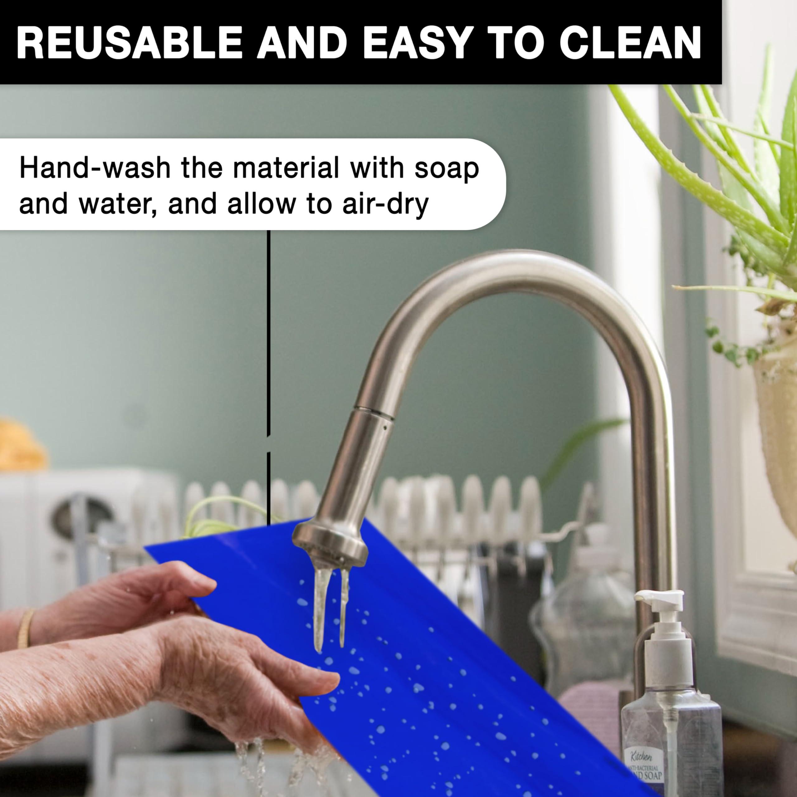 Dycem Dycem 50-1500B Non-Slip Material Roll, Blue, 8\" X 10 yard