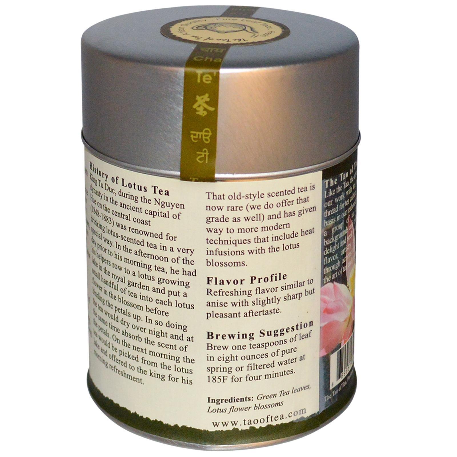 The Tao of Tea The Tao of Tea Scented Green Tea, Lotus , 3.5 oz (100 g)