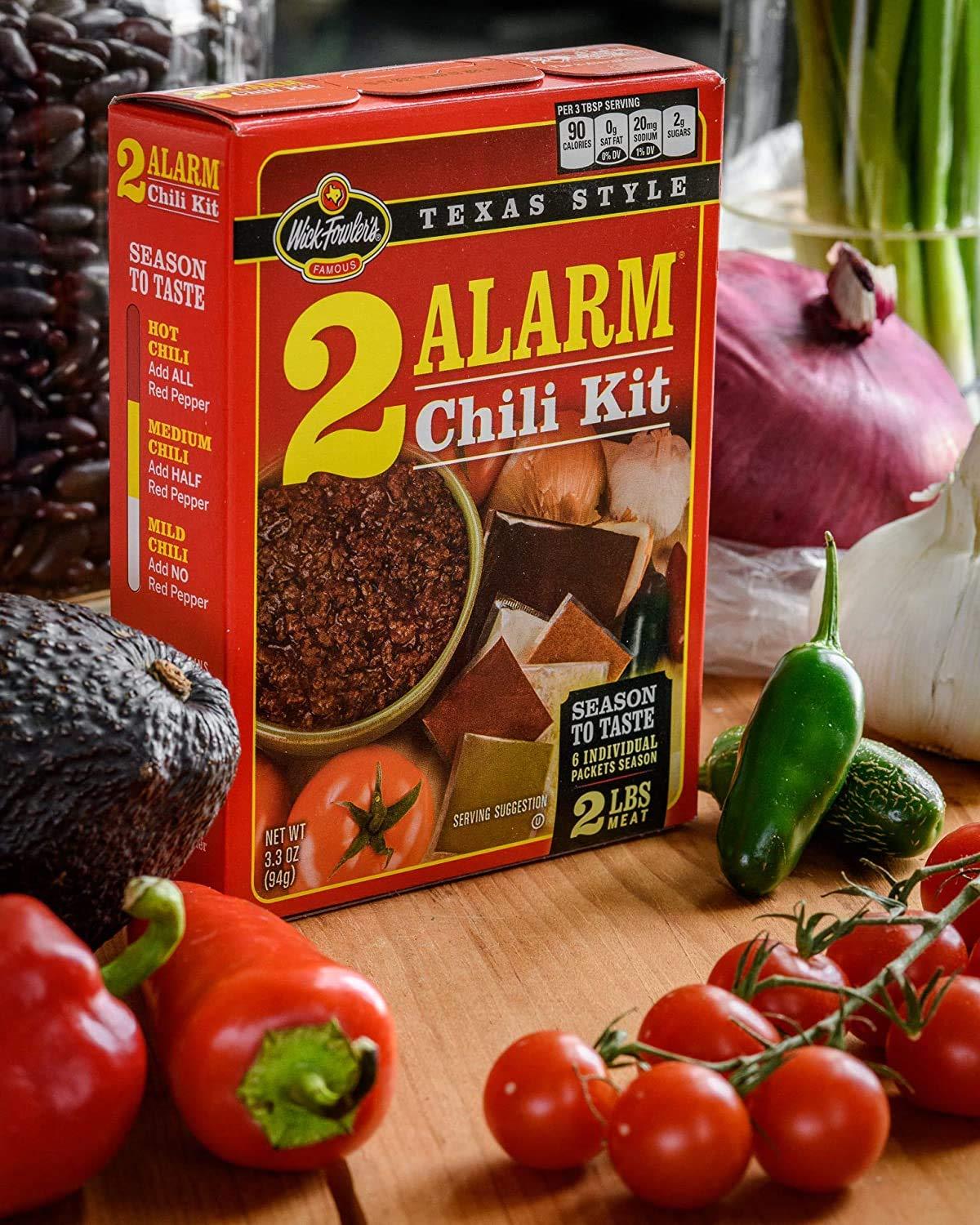 Wick Fowler's Wick Fowler, 2-Alarm Chili Kit, 3.3 Ounce