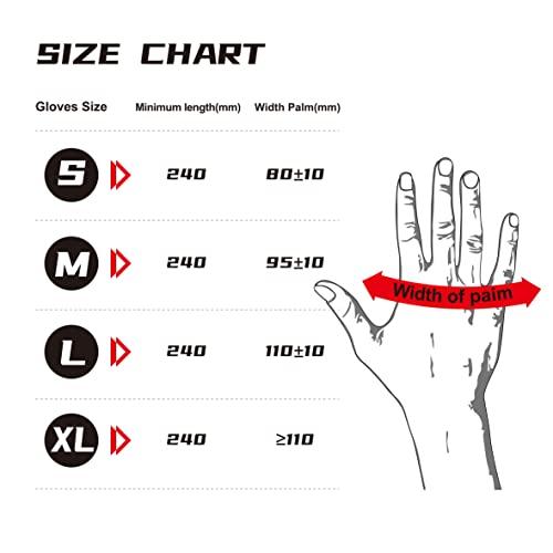 Daddy's Choice Daddy's Choice Purism Black Nitrile Gloves, 4mil, Size Medium, 100 Pcs, Powder-free Latex free