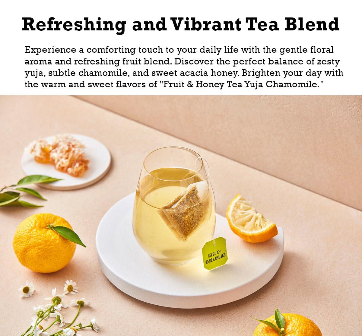 Damtuh Damtuh Citron Honey Chamomile Tea Bag Zero Calorie Zero Sugar 20g x 20 Count (Pack of 1)