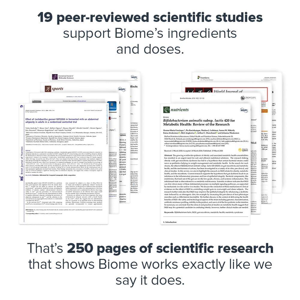LEGION LEGION Biome Probiotic - Natural Probiotics Gut Health Supplement for Women & Men - Probiotic Nutritional Supplements Help Reduce Bloating, Cramping & Gas - Colon Health Probiotic Pills, 30 Servings