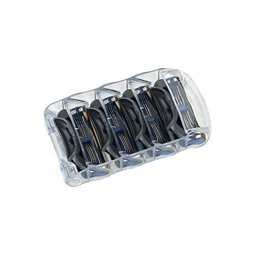 no logo Shaver Q Luxury Mens Gift Safety Razor Set Safety Razor Blades Shaving Stick Razor 5 Layers Razor Blades