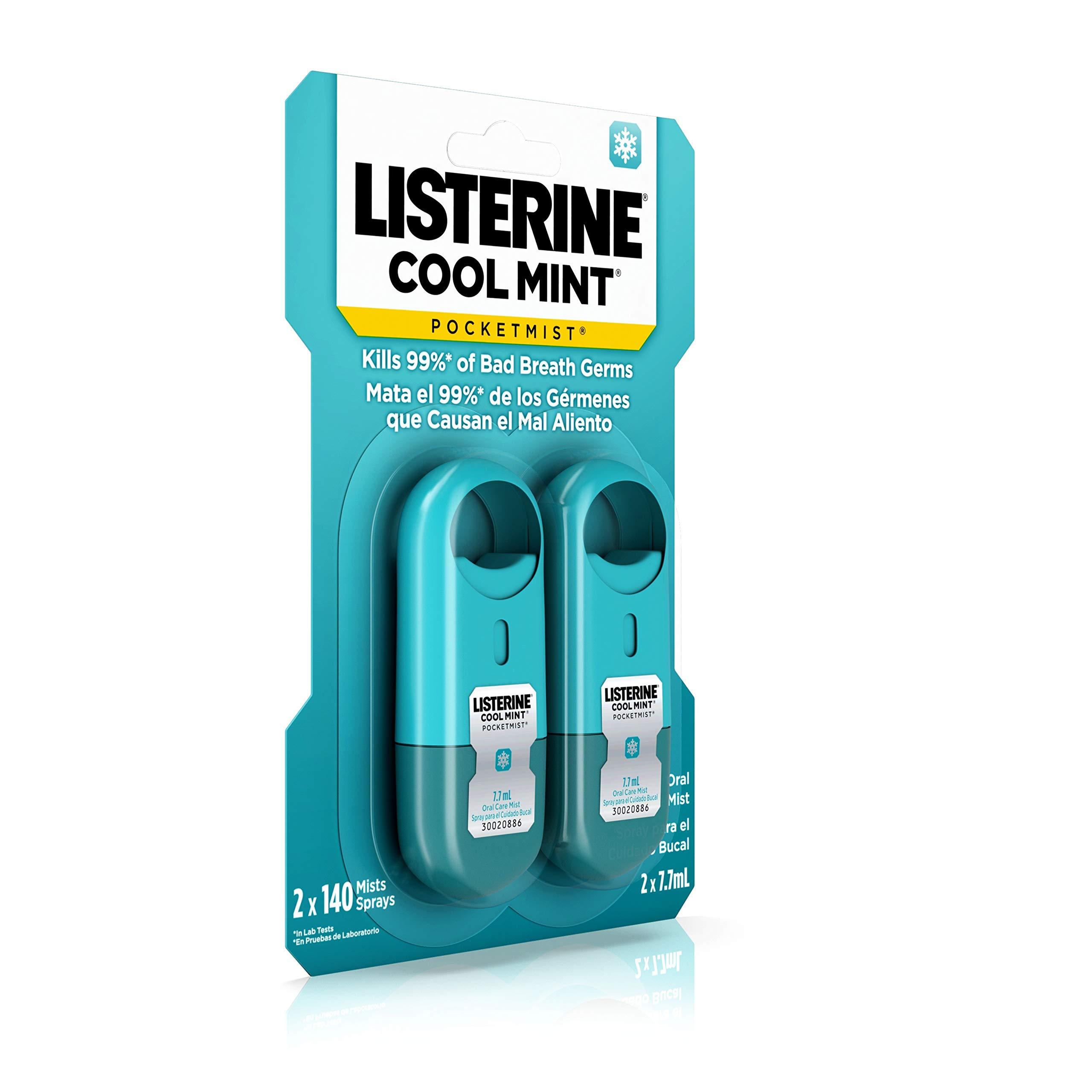 Listerine Listerine Pocketmist Cool Mint, 2-Count (Pack of 6)