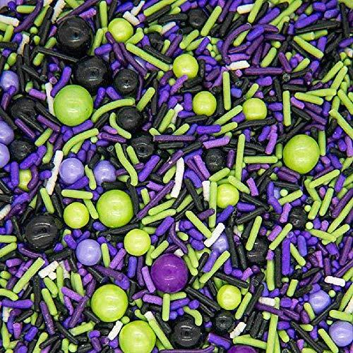 Sweets & Treats Boutique Halloween Sprinkles, Halloween Cupcake Toppers, Tasty Halloween Cupcake Decorations and Halloween Cake Decorations Edible for Halloween Food, Halloween Baking - Fancy Sprinkles for Cake Decorating