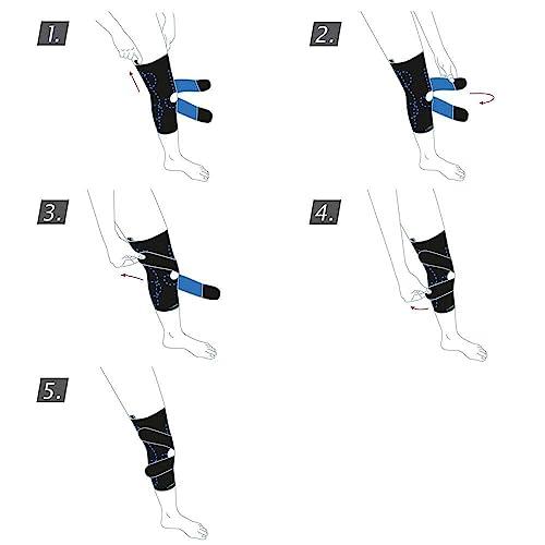 Actimove Actimove Sports Edition Knee Brace Lateral Support Simple Hinges, Condyle Pads J-Shaped Buttress | Leg Knee Support for Meniscus Tear, Pain, ACL, MCL, Injury Recovery, Black - Choose Your Size & Side