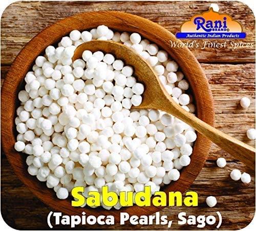 Rani Brand Authentic Indian Products Rani Sabudana (Tapioca / Sago) Pearls 28oz (800g) ~ All Natural | Vegan | No Colors | NON-GMO | Indian Origin