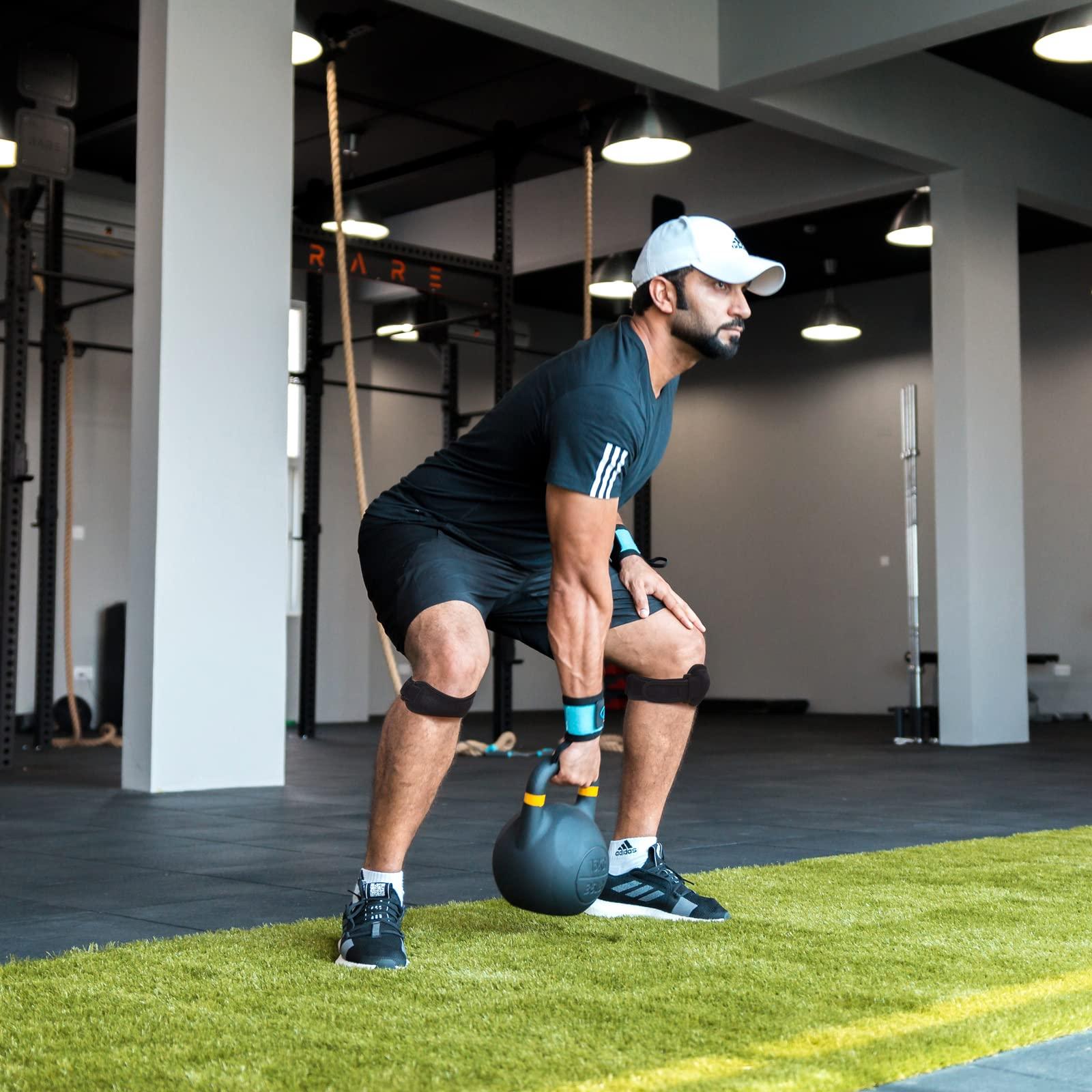 EMICUTE EMICUTE Patellar Tendon Knee Strap, Adjustable Knee Braces for Knee Pain Relief, Support for Weightlifting, Running, Workouts