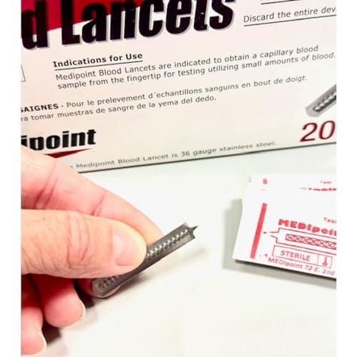 MEDI-POINT MEDIPOINT Stainless Steel Lancet - 200ct