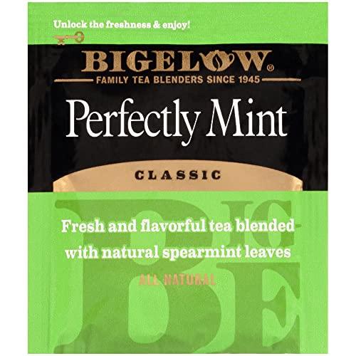 Bigelow Tea Bigelow Perfectly Mint Black Tea, Caffeinated, 20 Total Tea Bags