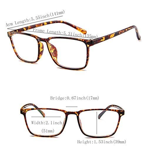 oriopxic oriopxic Reading Glasses for Men Women +5.25 Lightweight Readers Eyeglasses