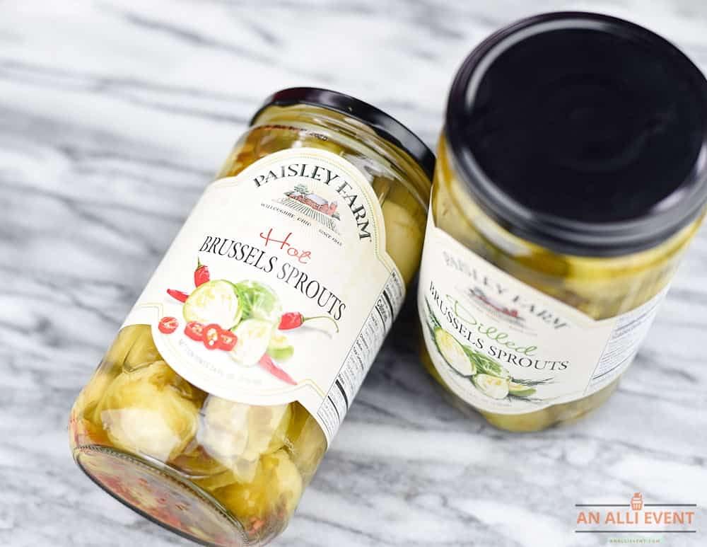 Al Amin Foods Hot & Dilled Brussels Sprouts Value Pack N.W. 24 FL OZ each 2 Glass Jars