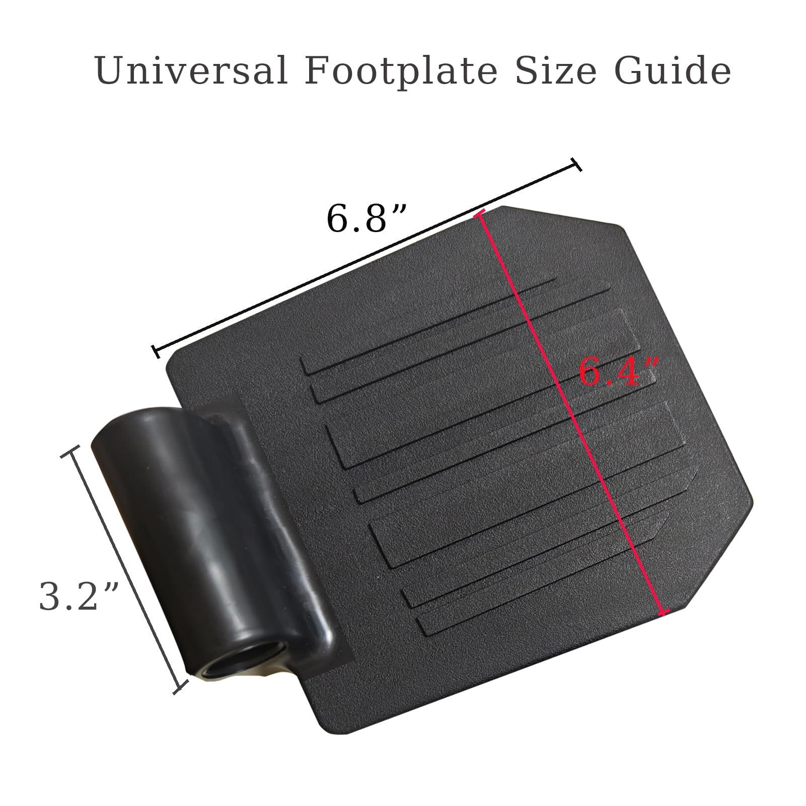 YZRYXHWL 1 Pair of Universal Footplate for The Wheelchair, Transport Chair Footrest Elevating Leg Rests Replacement Parts for Standard Wheelchair Repair Parts