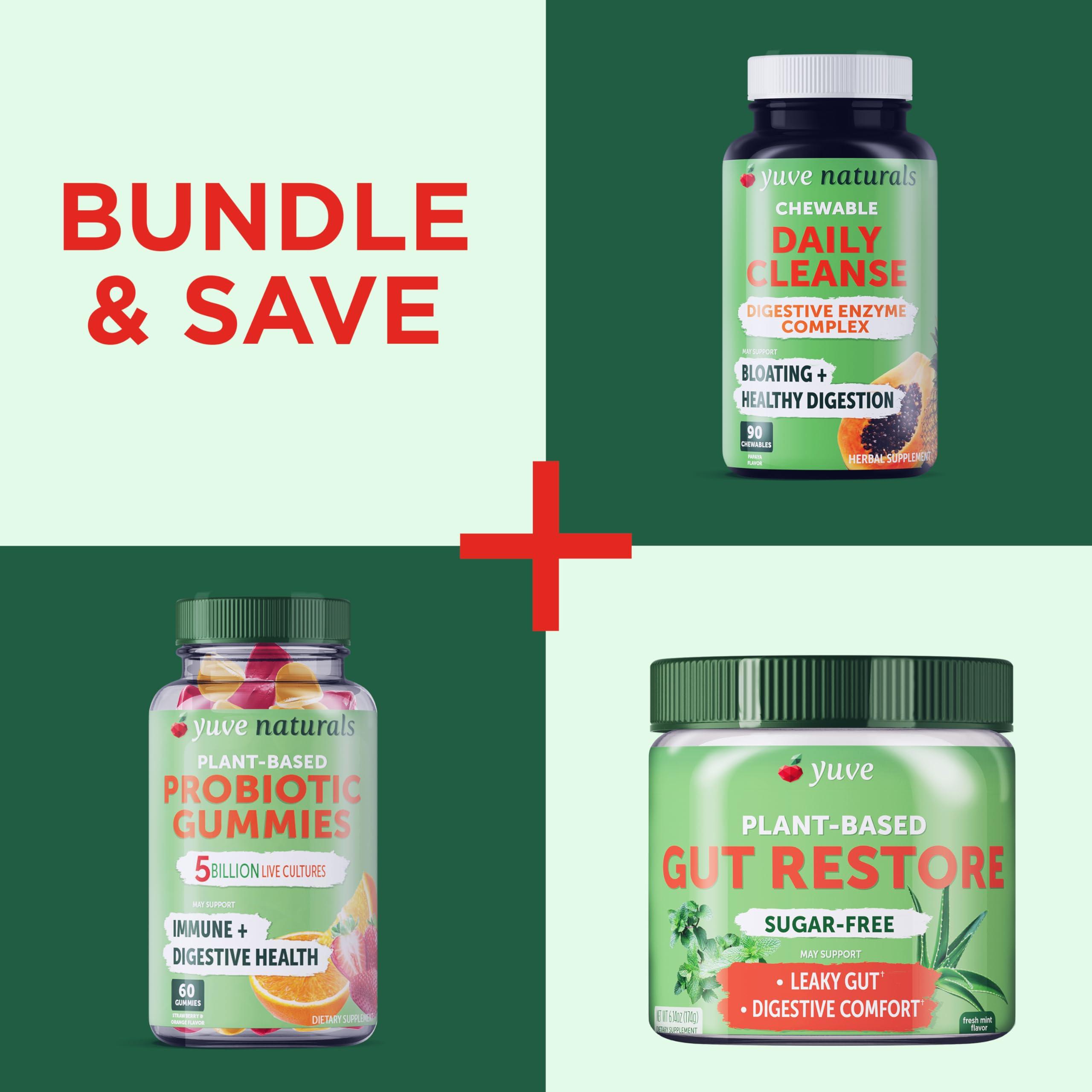 Yuve Fast Acting Dairy Relief Chewables - Natural Lactase Enzyme 9000 FCC - Say Goodbye to Dairy Discomfort - Dairy Pills for Lactose Intolerance Pills Chewable - Delicious Strawberry Cream Flavor - 30ct
