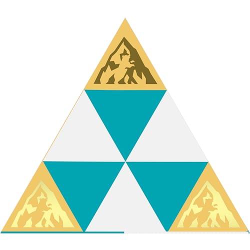 Toblerone Toblerone Chocolate Gift Box (Milk Chocolate, White Chocolate, & Milk Chocolate with Salted Caramelized Almonds Chocolate Bars), Valentines Day Chocolate Candy, 9 - 3.52 oz Bars